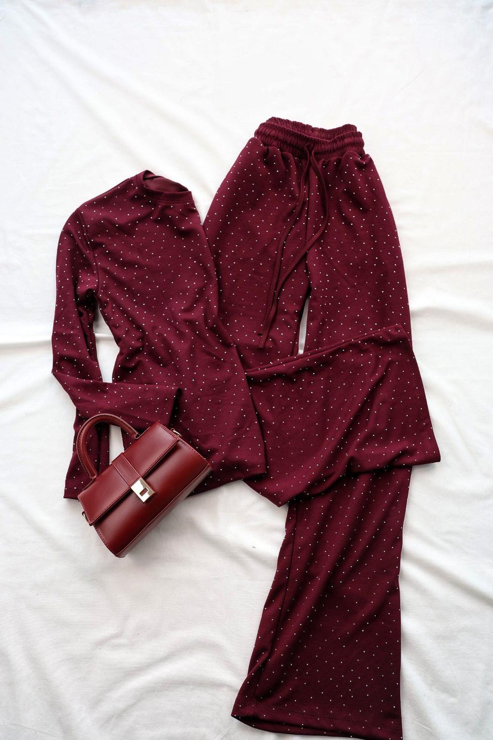 Pantolon TakımSıfır Yaka Oysh Taşlı Takım