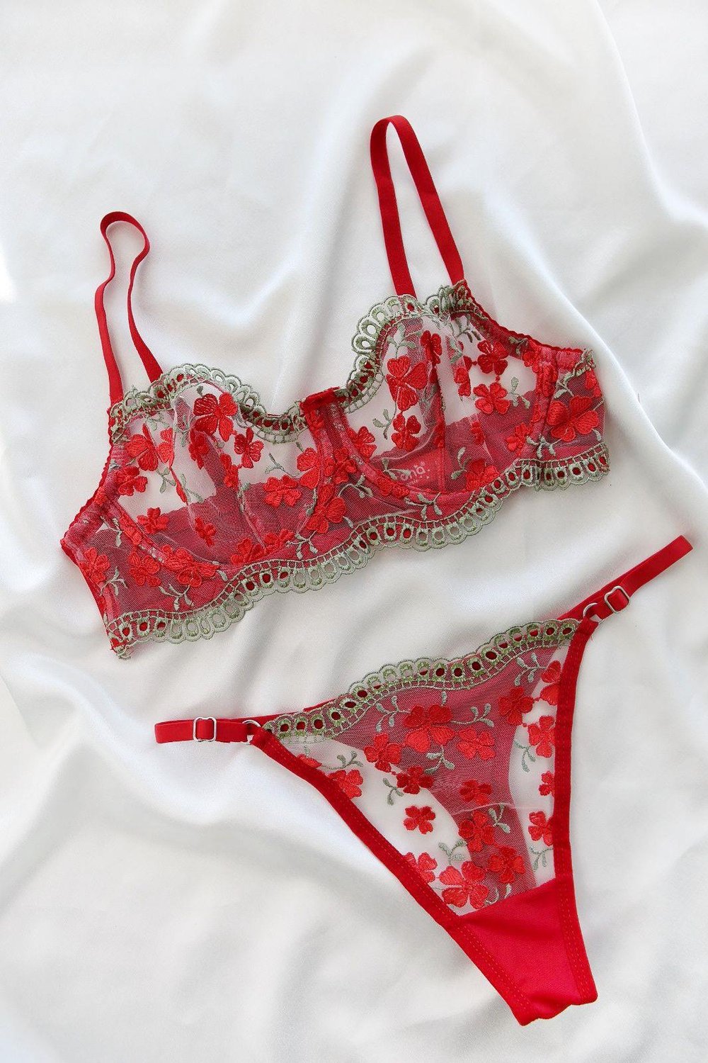 Sütyen TakımFlora Live  Transparan Sütyen Takım