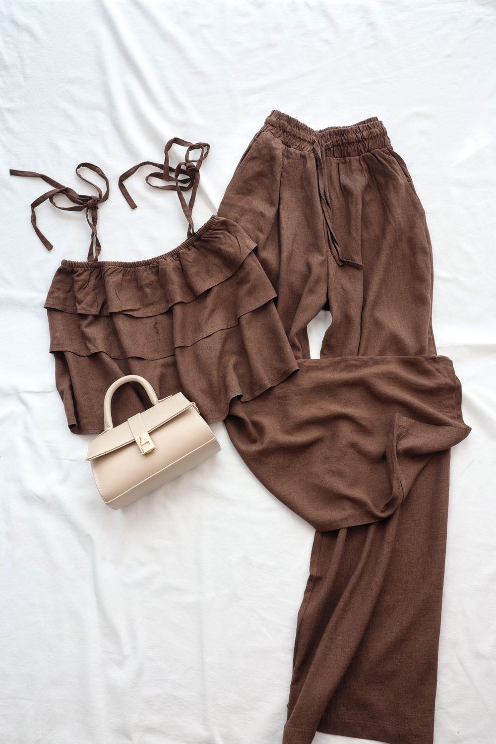 Pantolon TakımKat Kat Crop Pantolon Takım