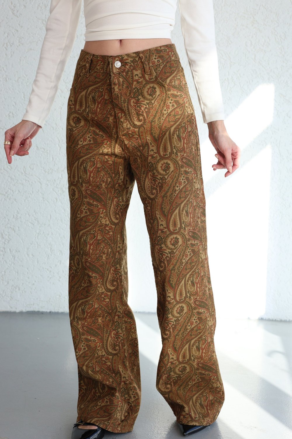 Etnik Desen Plazzo Jean