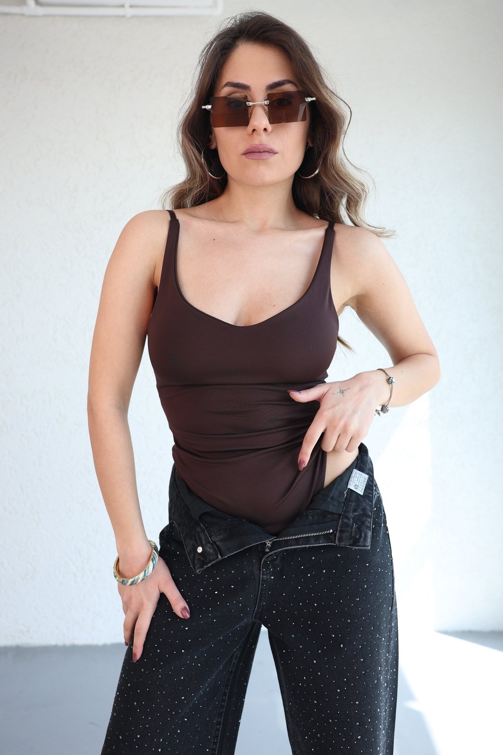 BodysuitAskılı Ayarı Muadil Bodysuşt