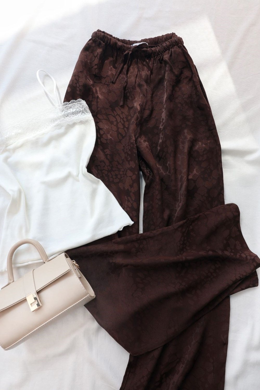 Desenli Leopar Pantolon