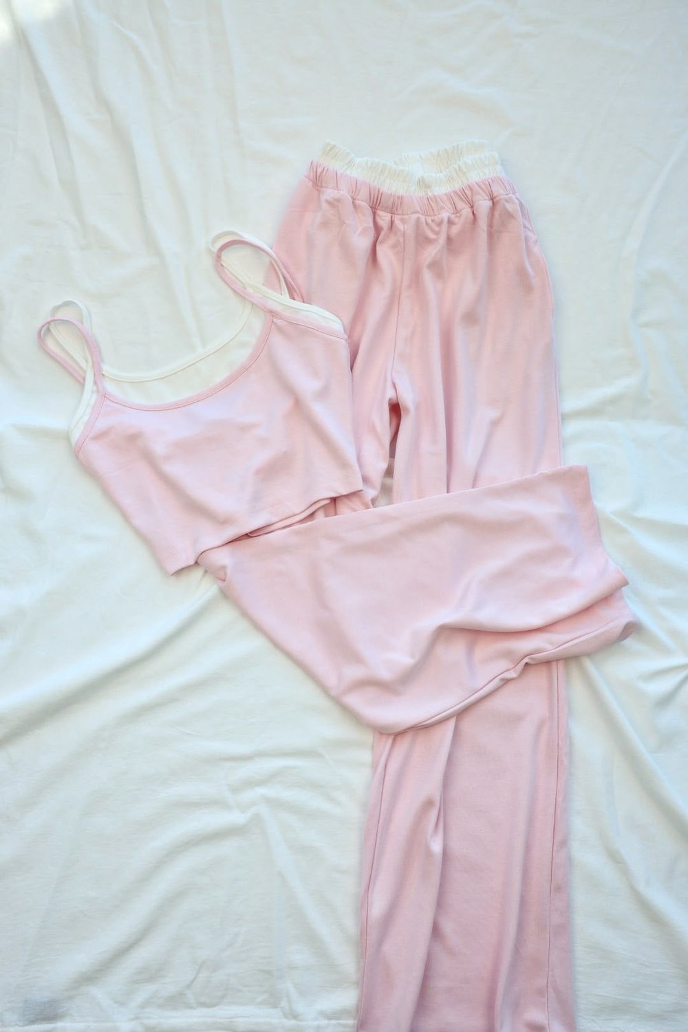Eşofman TakımÇift Renk Crop Pantolon Takım