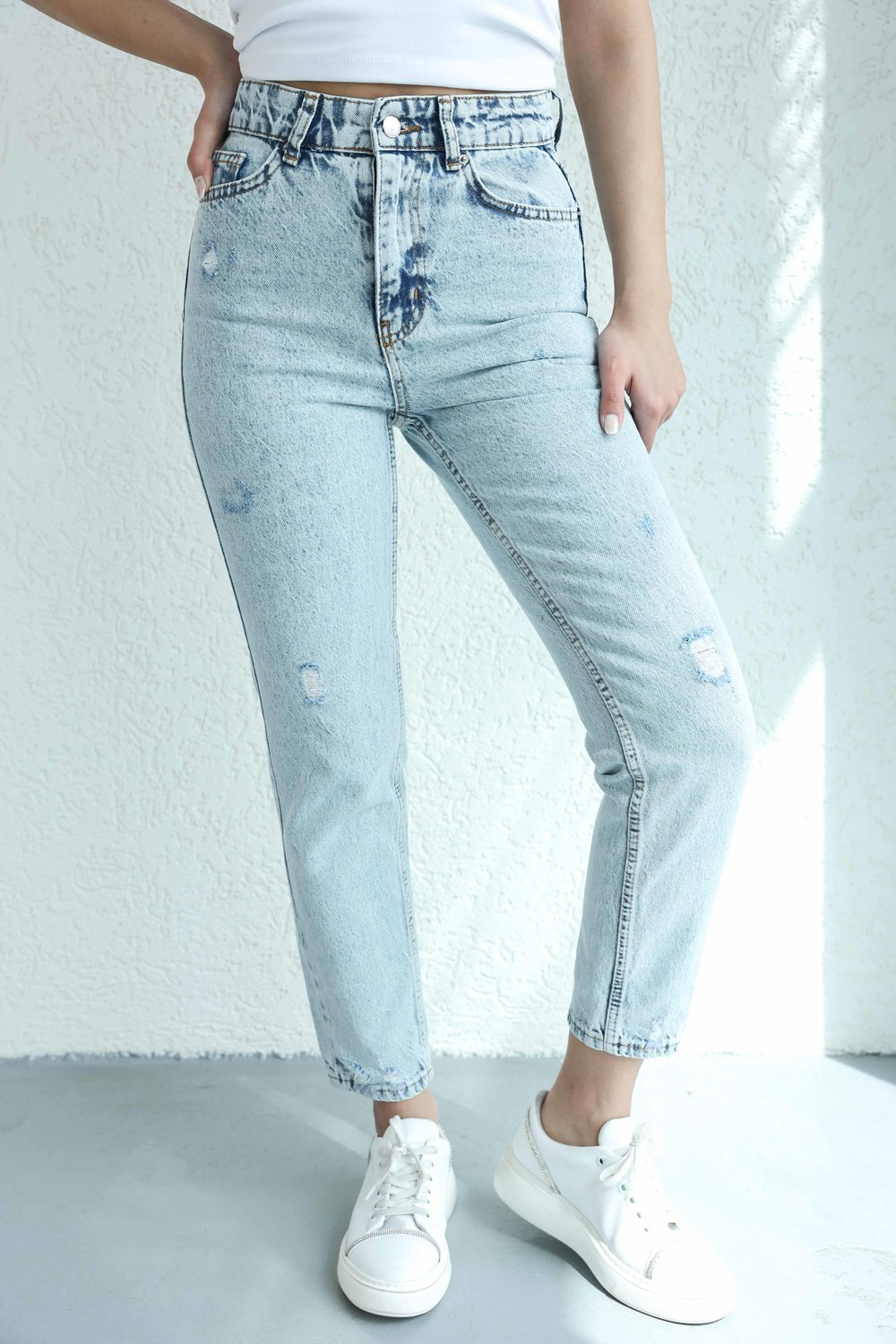 Jean/KotLazerli Tintli Mom Jean