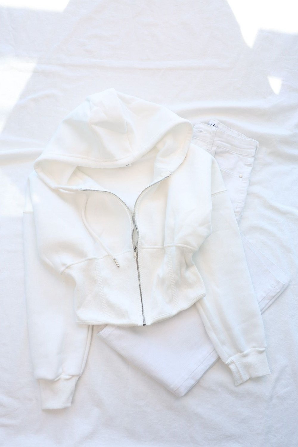SweatKorse Manşet Fermuarlı Kapşonlu Sweat