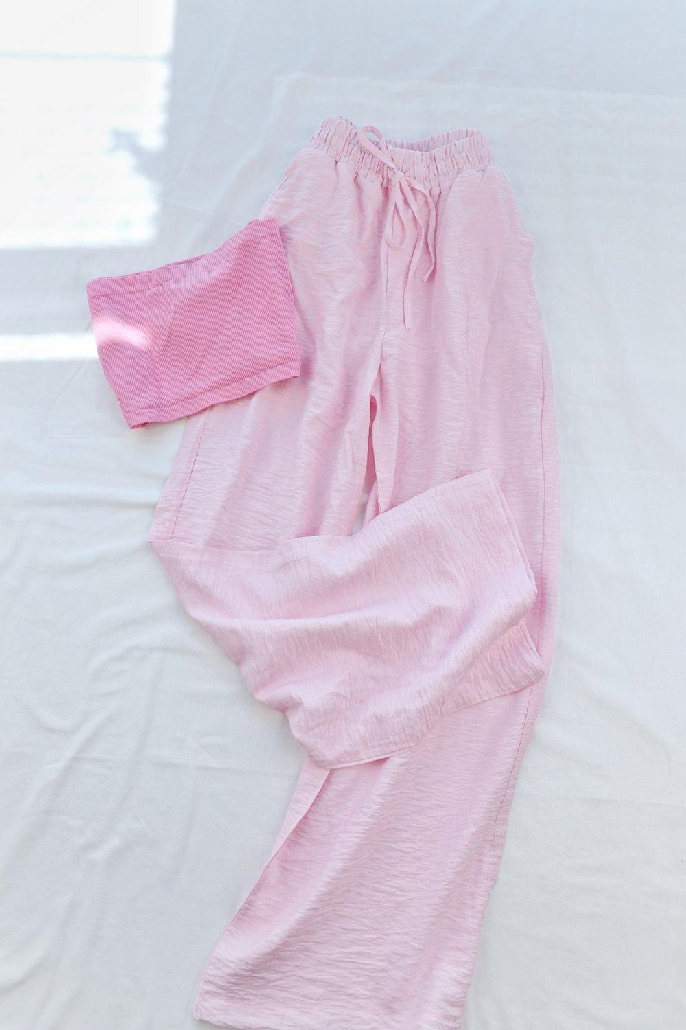 PantolonAstarlı Bol Paça Pantolon