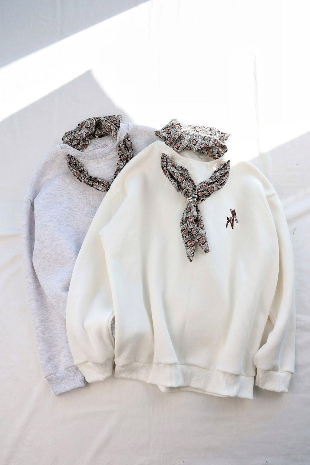 SweatFularlı Basic Sweat