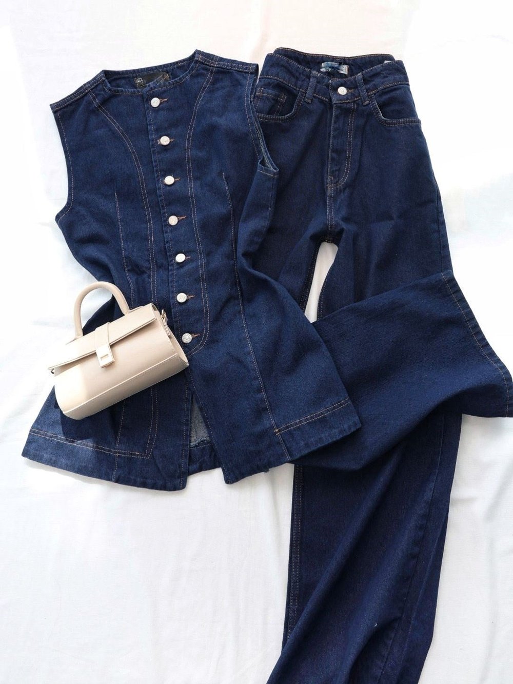 Pantolon TakımSu Yıkama Denim Takım