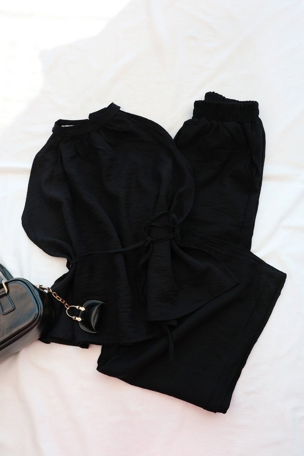 Pantolon TakımHalter Yaka Bluz Pantolon Takım