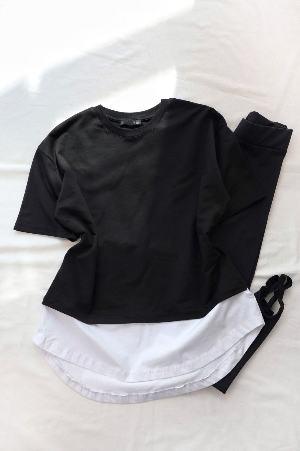 TshirtÇift Renk Salaş Thsirt
