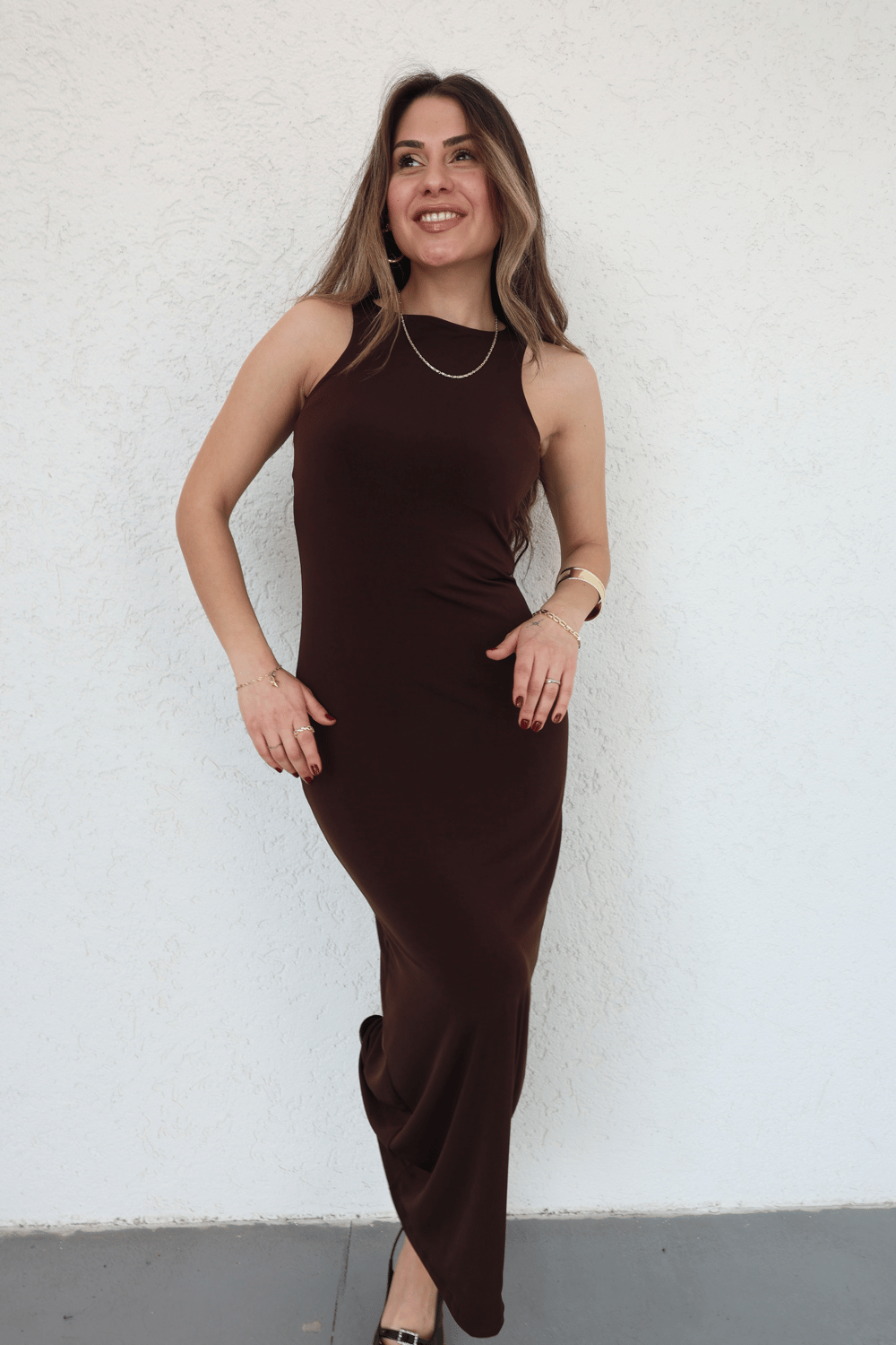 ElbiseHalter Maxi Elbise