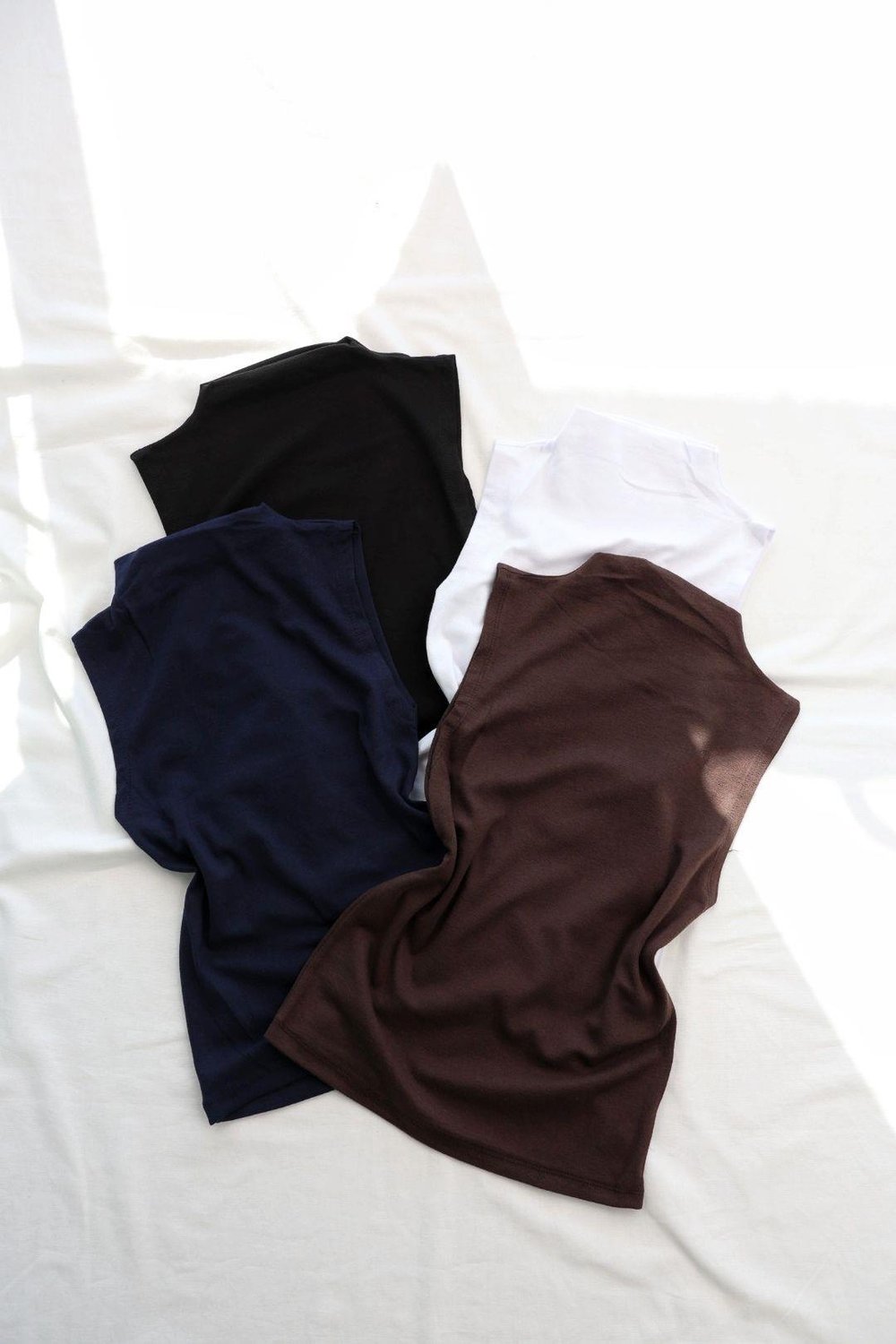 BluzModal Balıkçı Kolsuz Bluz