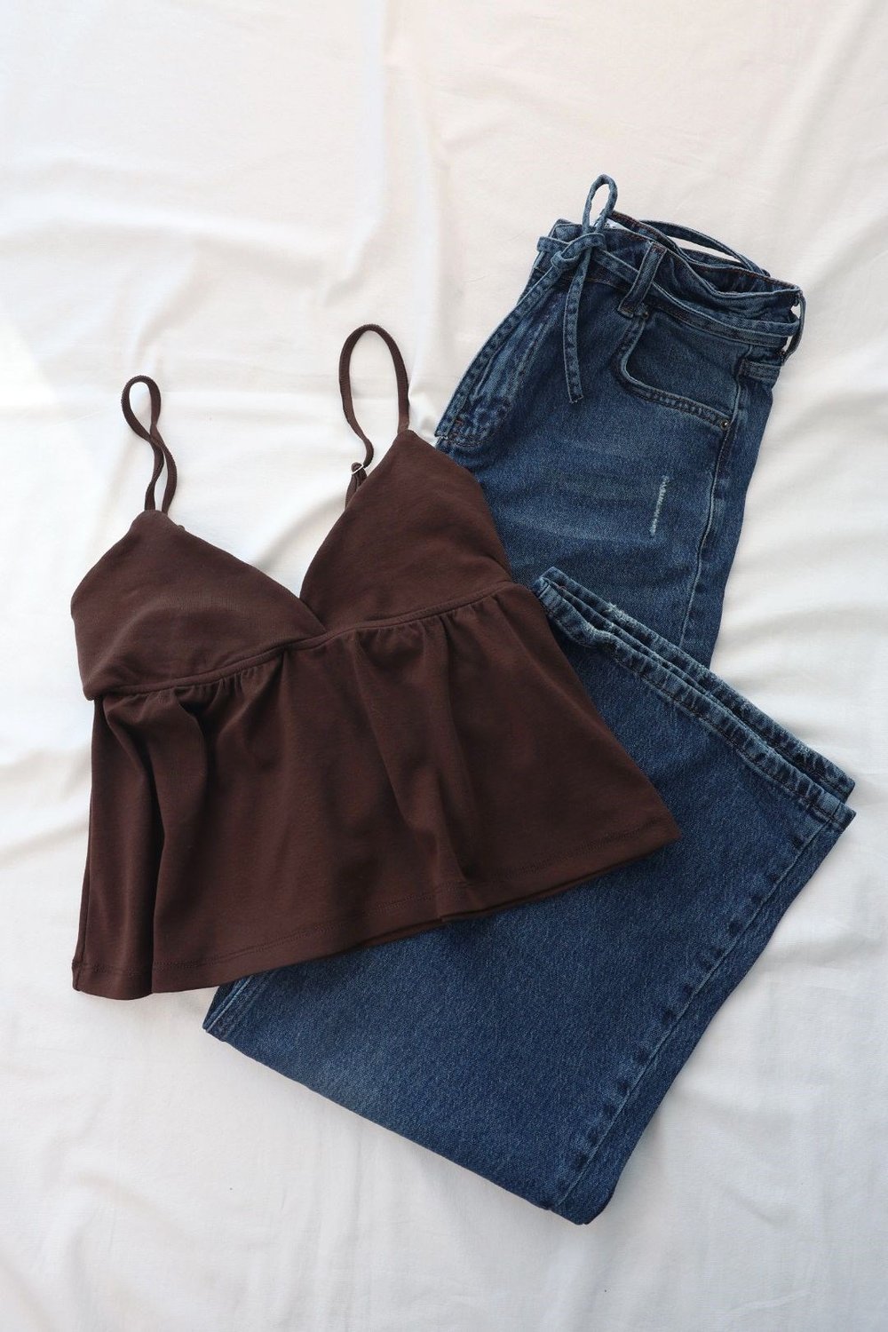 CroptopsLikralı Ribanalı Askılı Tulumlu Crop