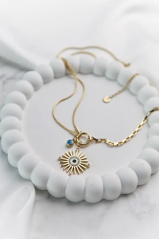 Sunshine Nazar Çelik  Kolye