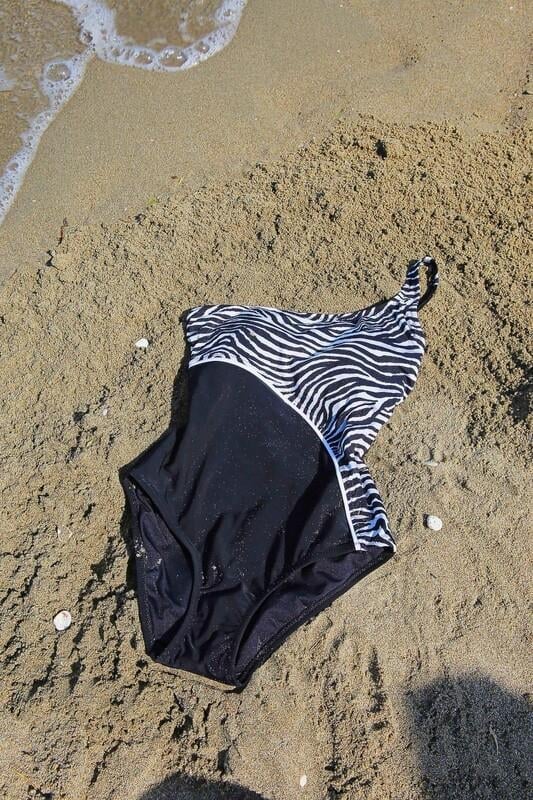 Tek Omuz Zebra Mayokini