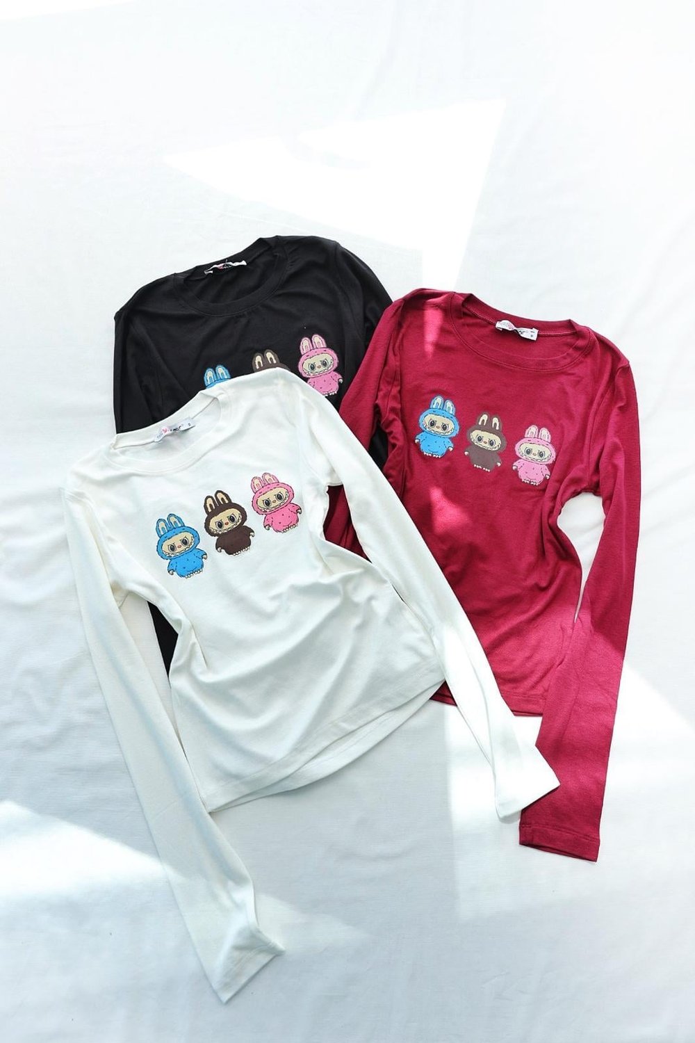 BluzBisiklet Yaka LBB Baskı Bluz