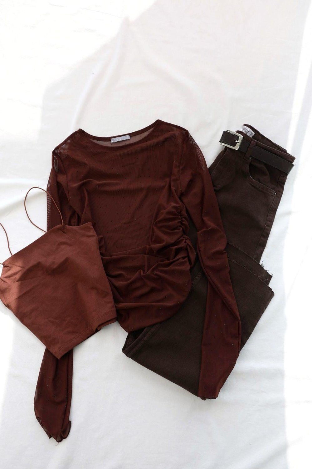 Croptopsİp Askılı Penye Crop