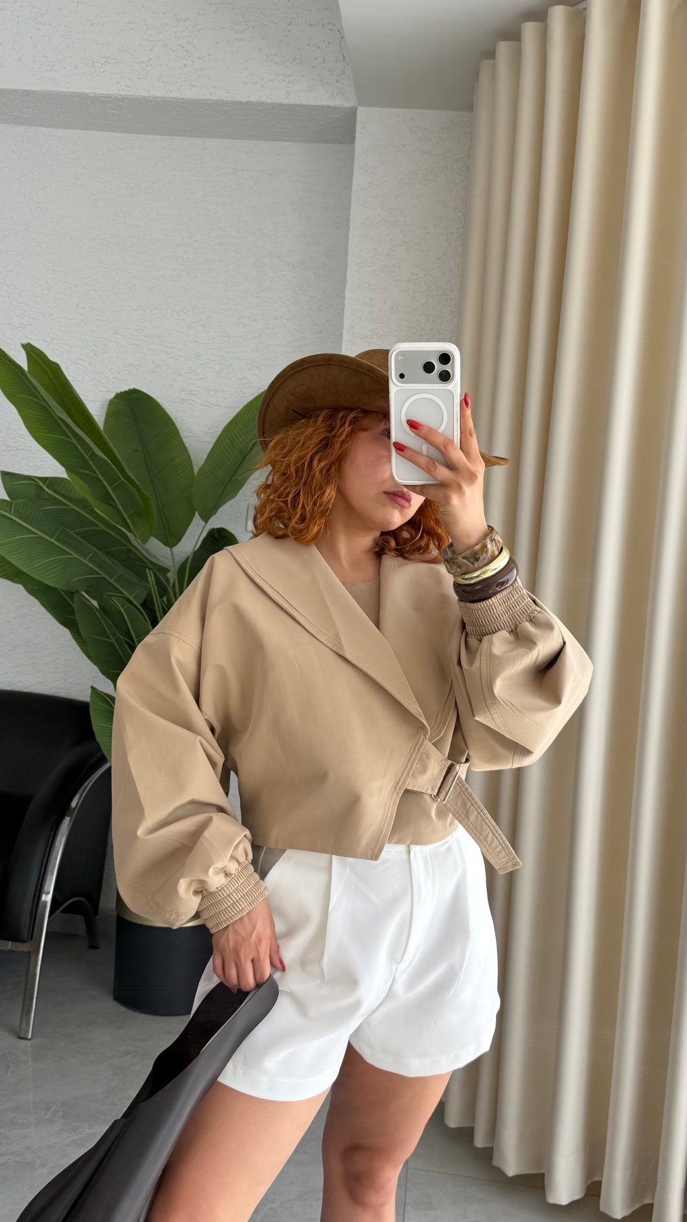 Premium Trend Tasarım Yarasa Kol  Bomber Mevsimlik Ceket