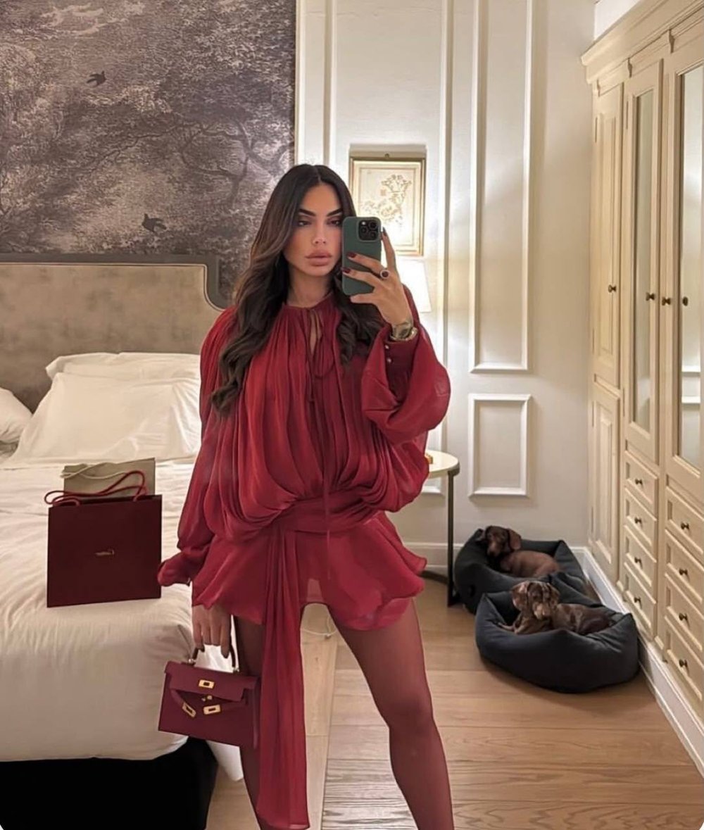 Premium Trend Vatkalı Dökümlü Fırfırlı Şortlu Romantik Mini Elbise