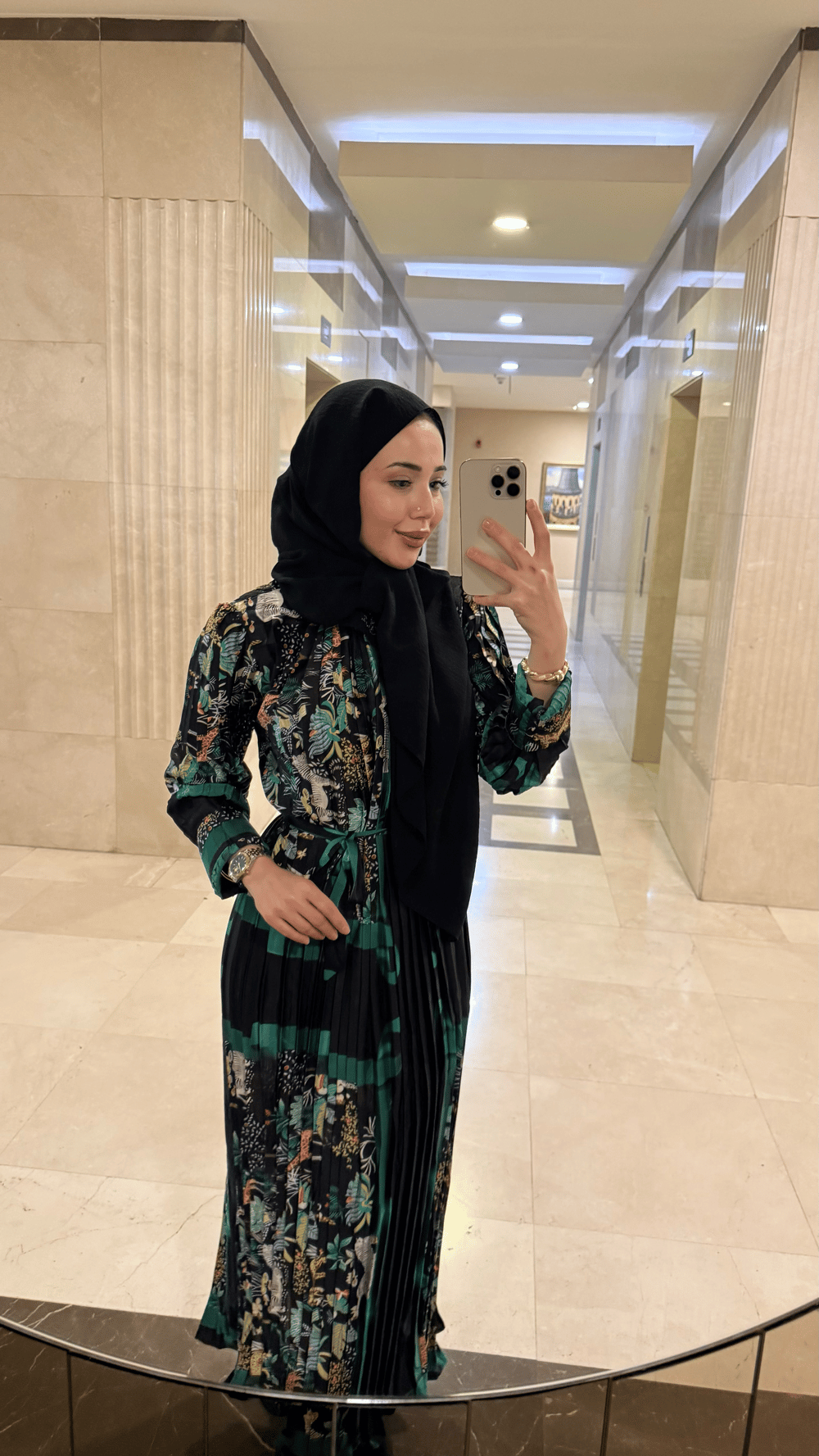 MIXED ELBİSE ZÜMRÜT