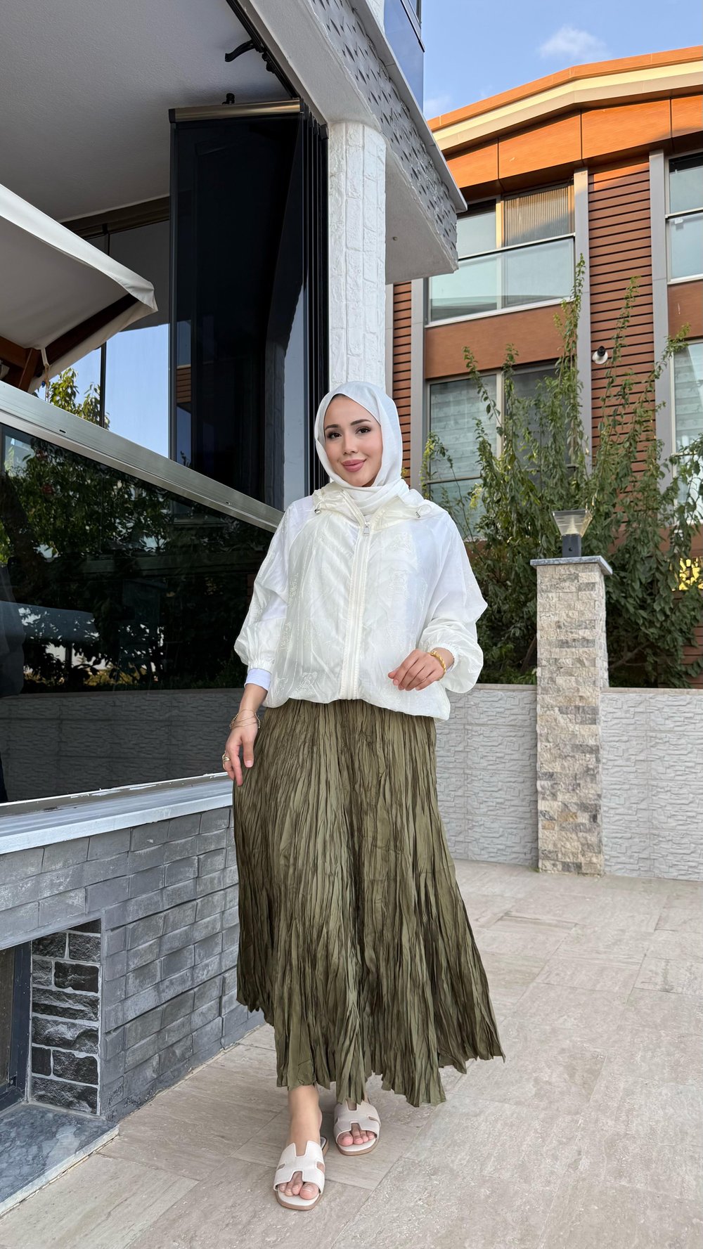 KINA YEŞİLİ KIRAŞ ETEK