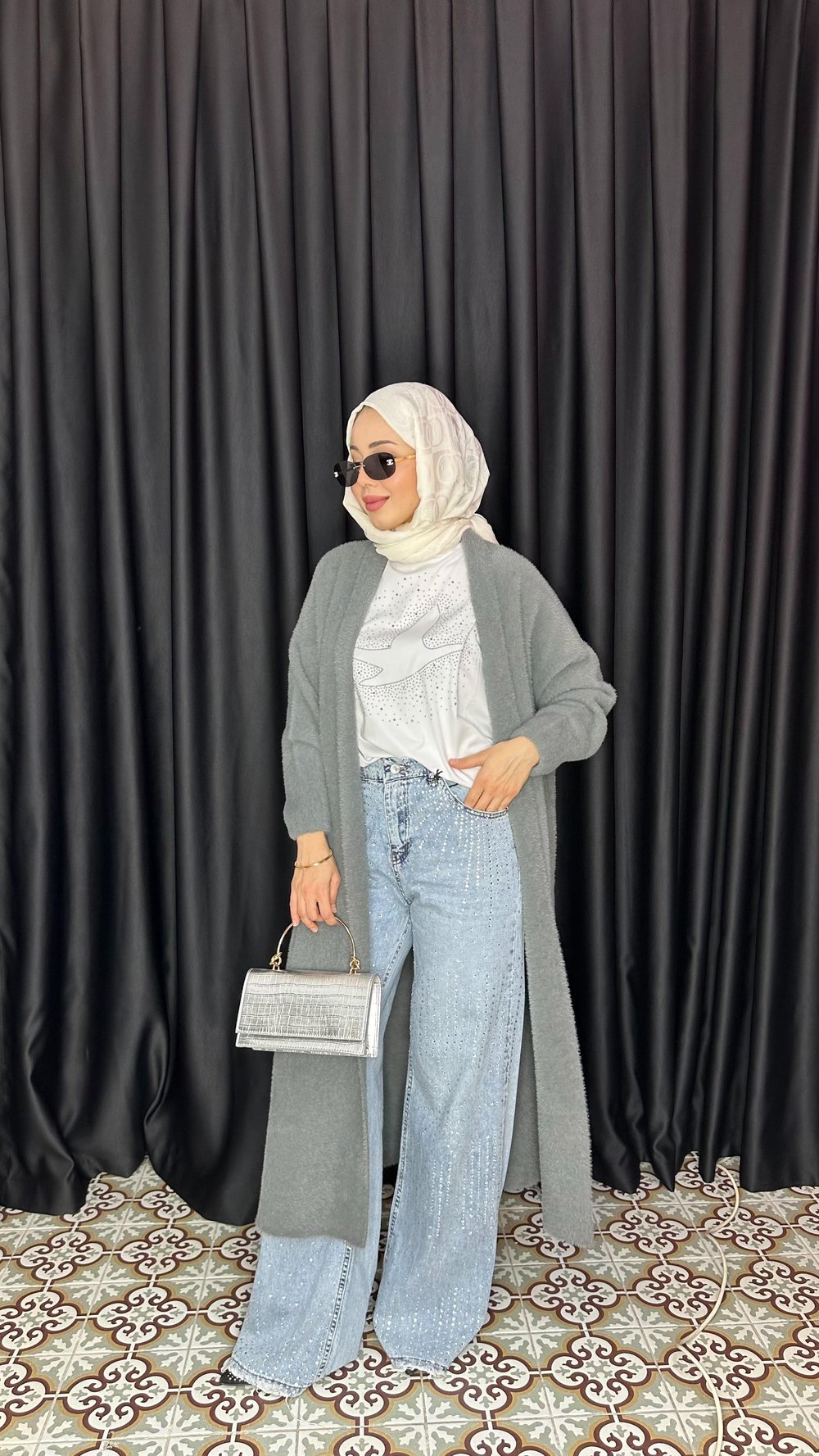 GRİ ANGORA HIRKA