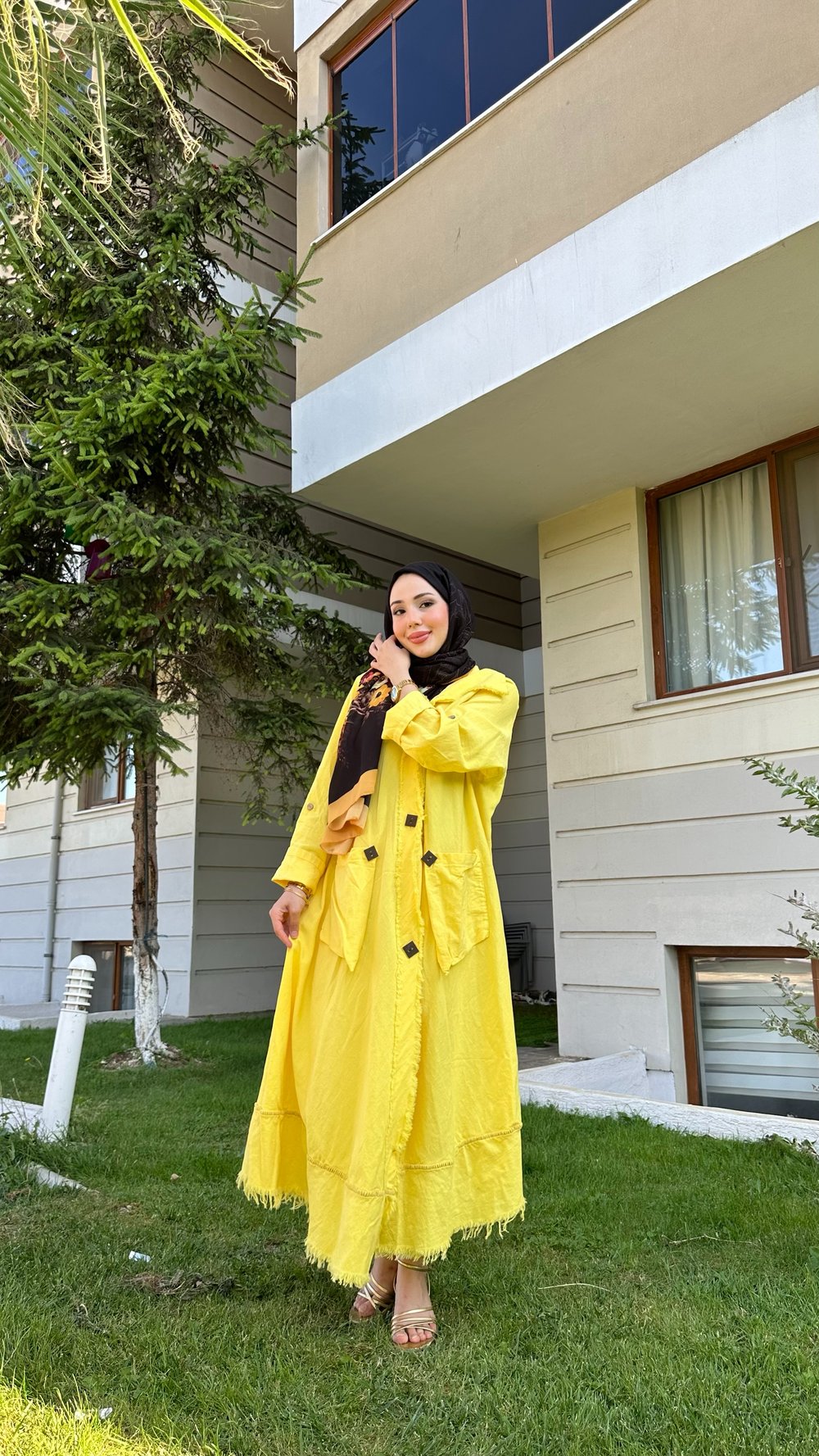 LİMON ÇİÇEĞİ TUNİK ELBİSE