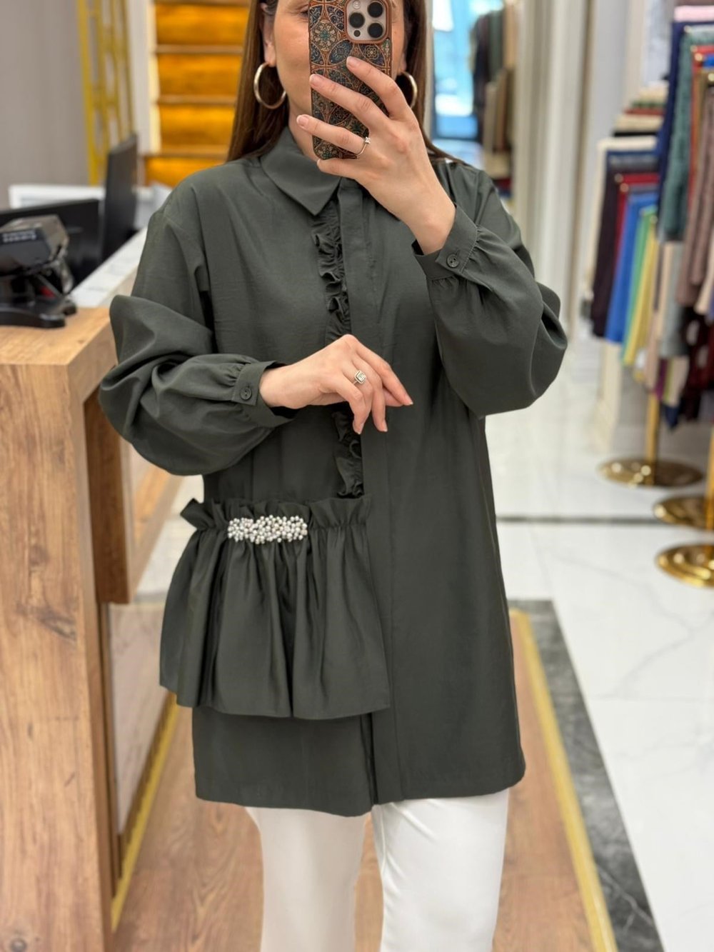 NUSS - İNCİLİ GÖMLEK