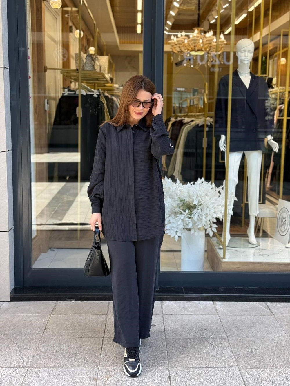 NUSS- TENCEL PANTOLONLU TAKIM