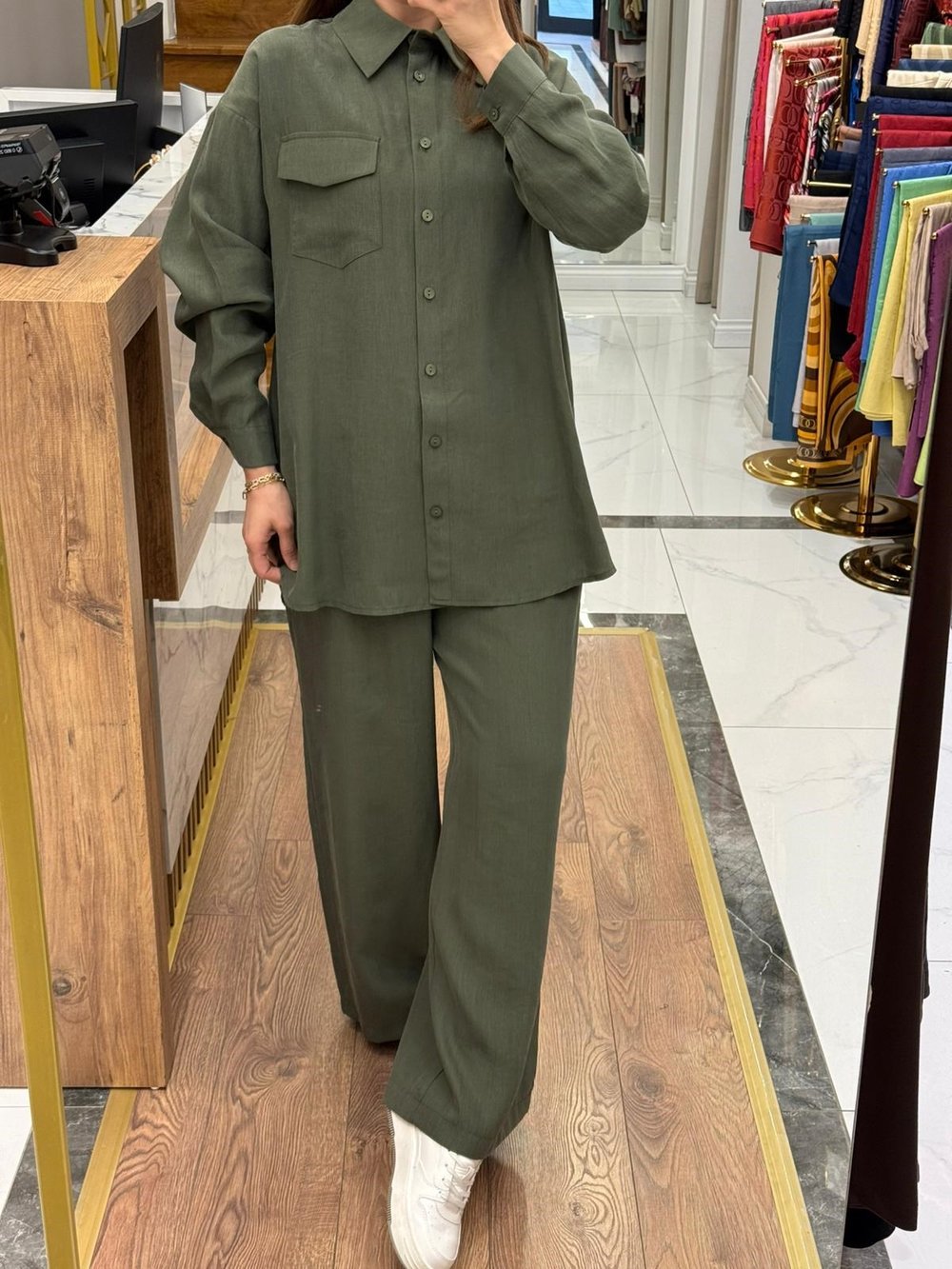 NUSS - TENCEL PANTOLONLU TAKIM1