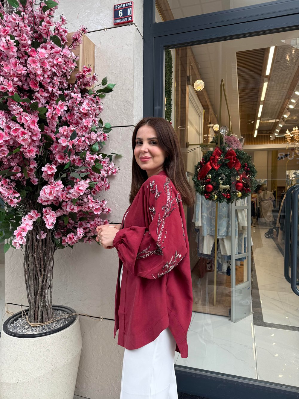 TAŞLI TASARIM KİMONO