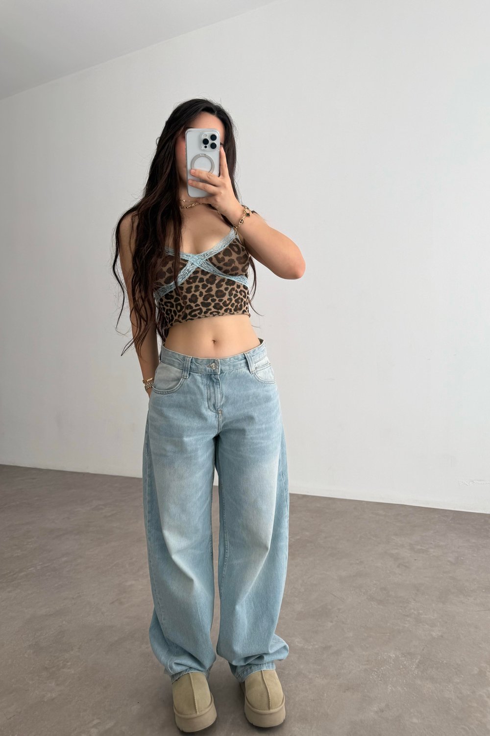 Brshk Orj. Soft Blue Baggy Jean