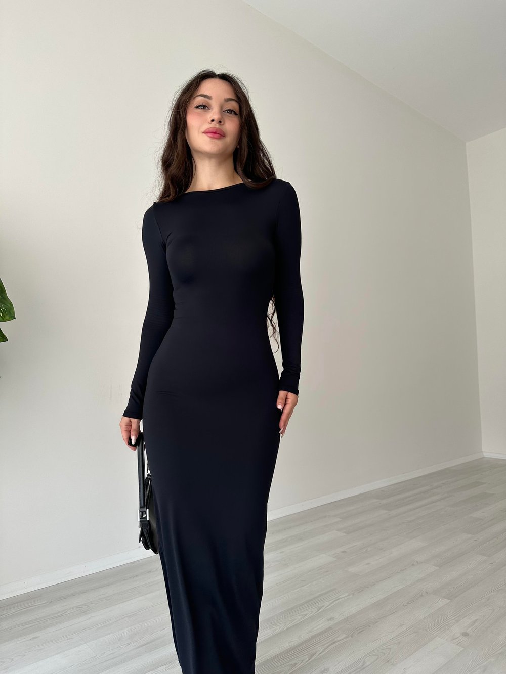 Lady Maksi Siyah Elbise