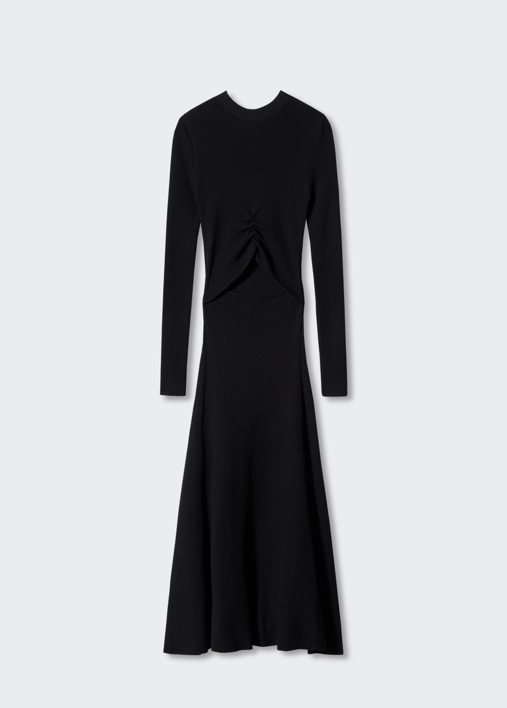 Mng Orj Kaşkorse Pencereli Kloş Elbise