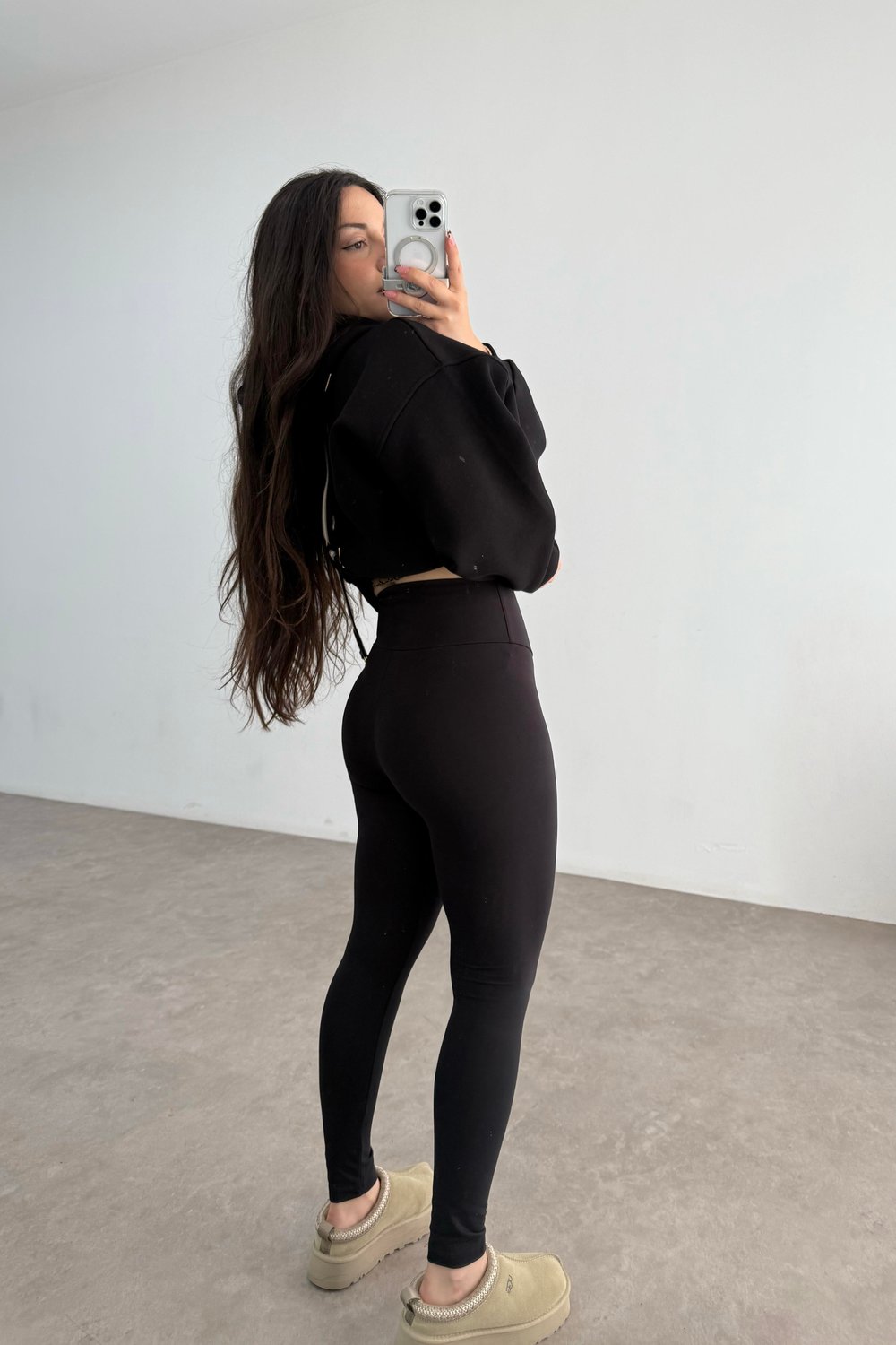 Oys Skinny Modal Siyah Tayt