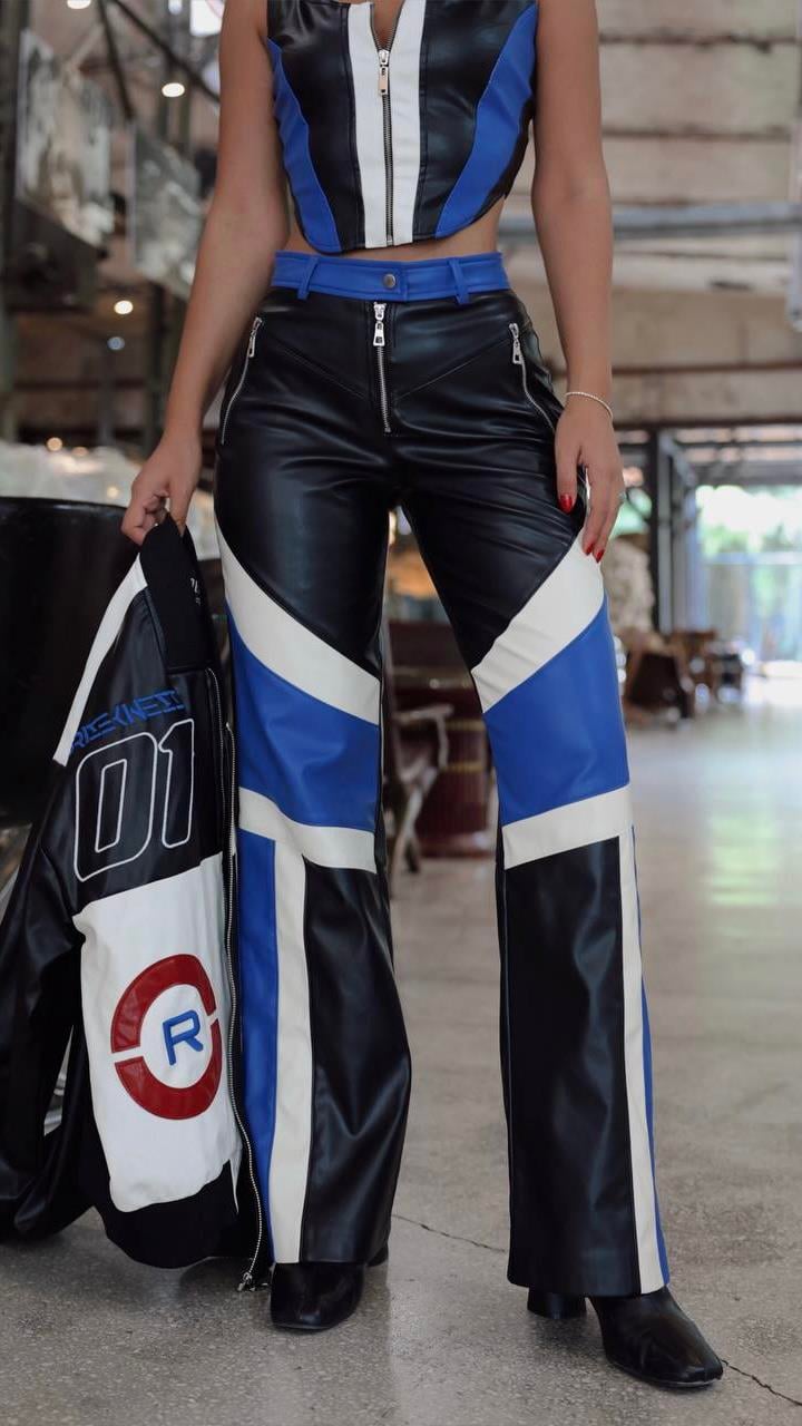 Premium Özel Seri Deri Motorcu Pantolon