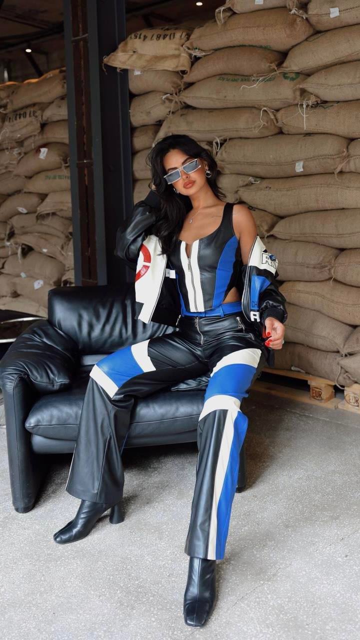 Premium Özel Seri Deri Motorcu Pantolon