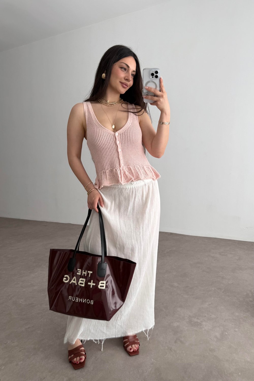 Strvdrs Orj. Fırfırlı Yelek Pembe