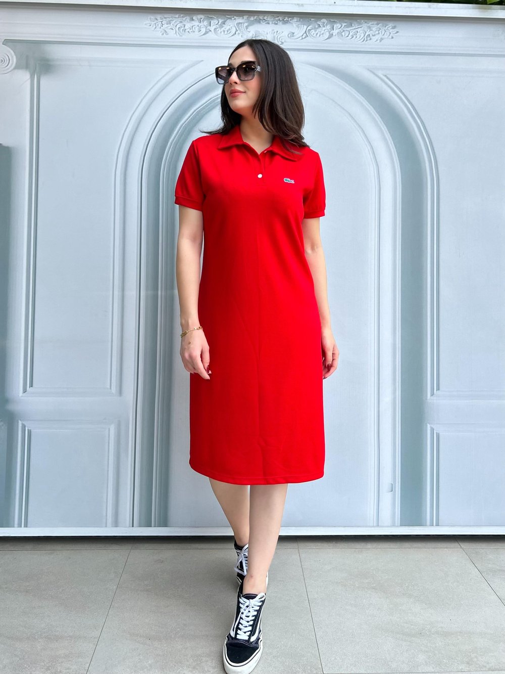 LACY.ELBİSE.KIRMIZI