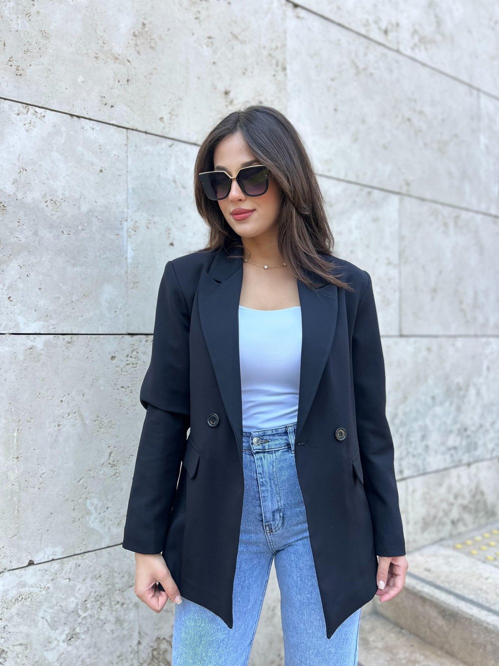 MASSİ.BLAZER.SİYAH