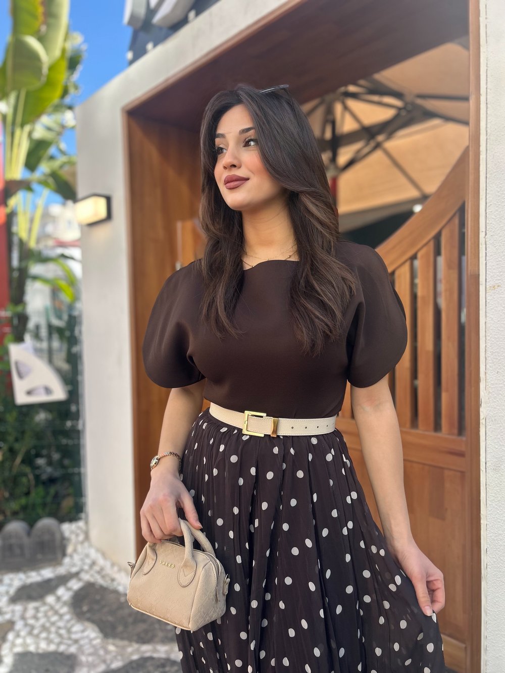 MOİ.BLUZ.KAHVERENGİ