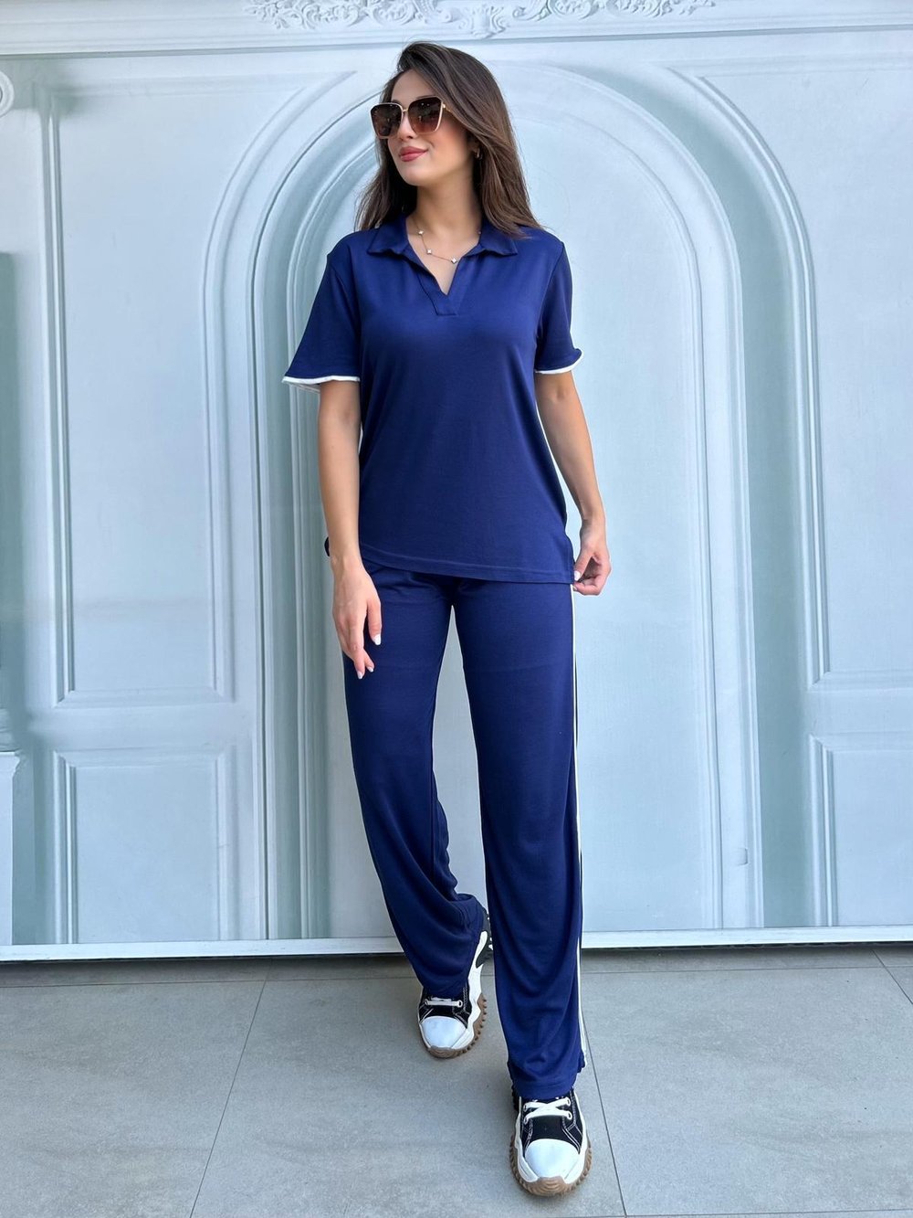 ŞERİTLİ.MODAL.TAKIM.LACİVERT