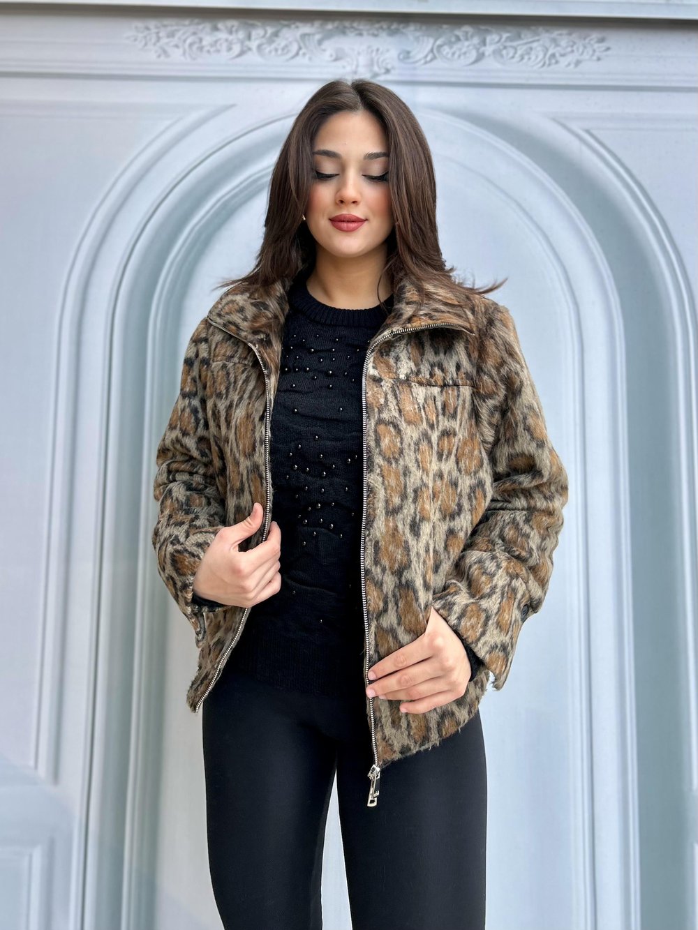 YUMUŞACIK.LEOPAR.CEKET