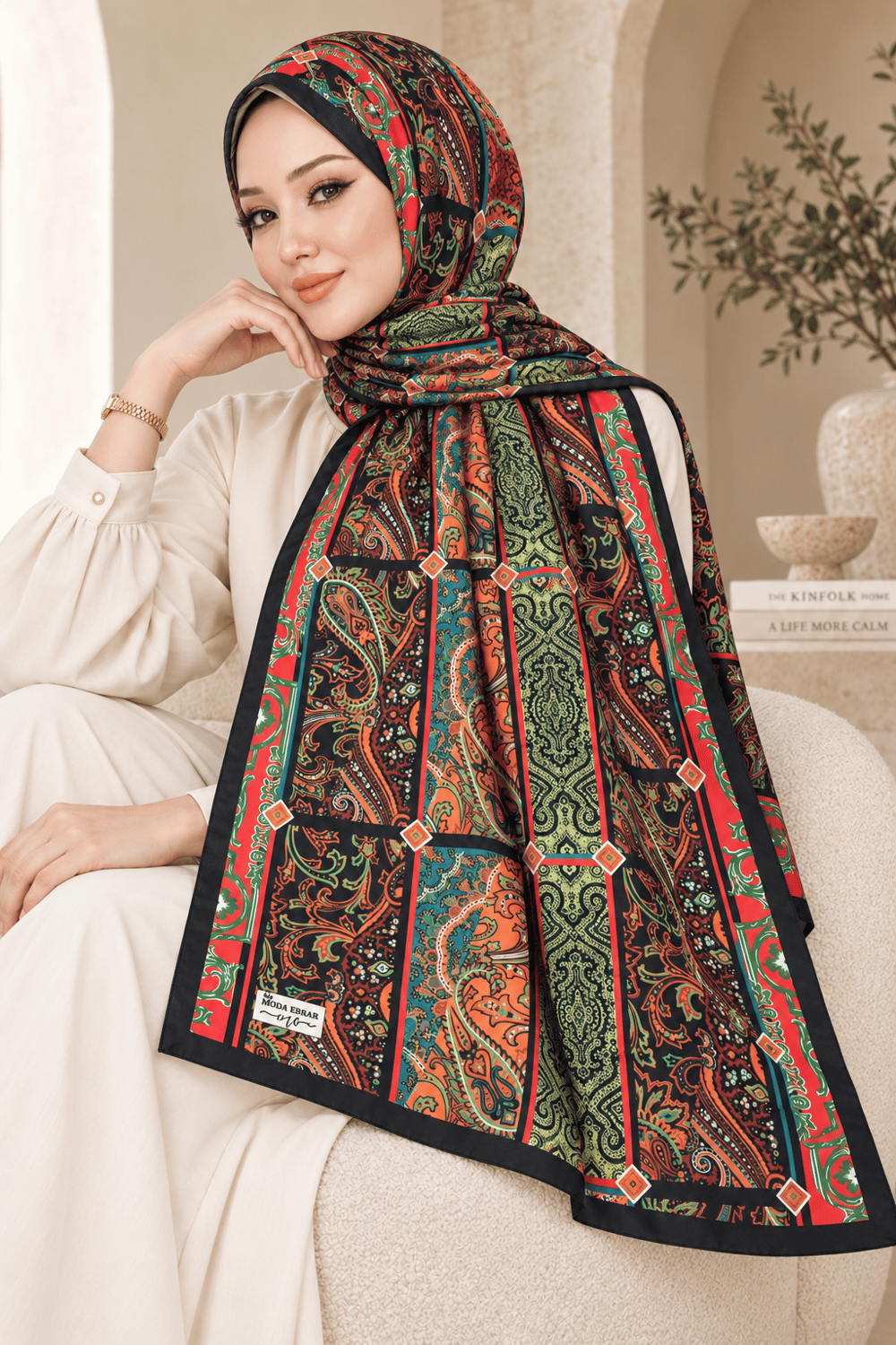 Desenli Soft Şal - 001