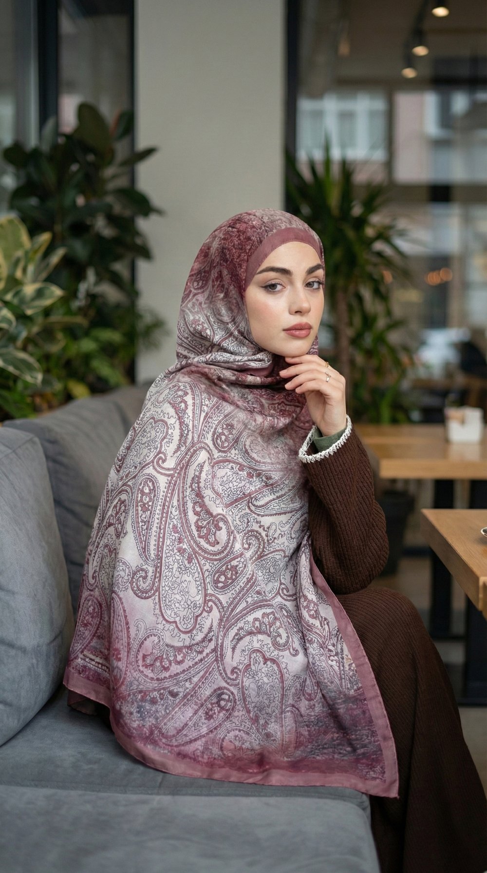 Desenli Soft Şal - 149