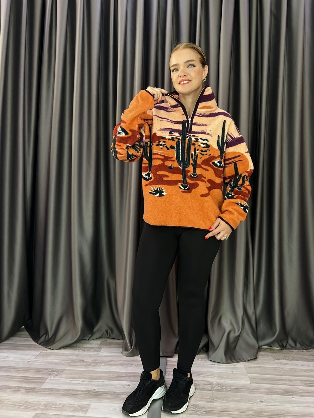 Renkli Teddy Sweatshirt