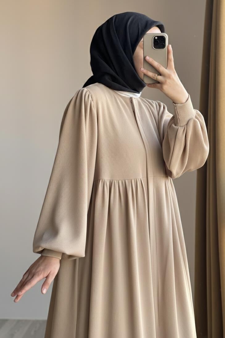 Ande Tesettür, Asya Triko Ferace, Asya Triko Ferace - Bej