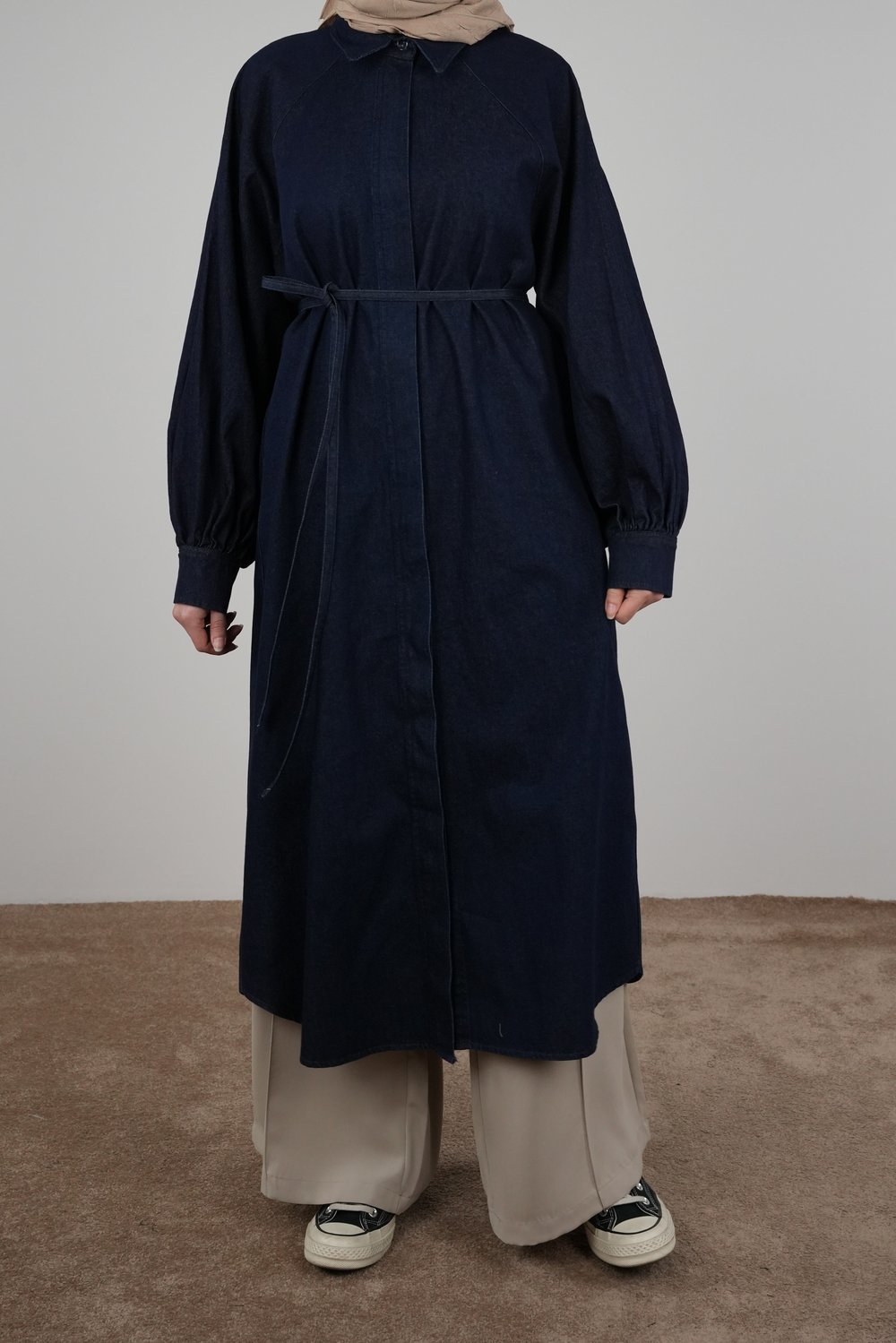 Classic Denim Tunik - Mavi