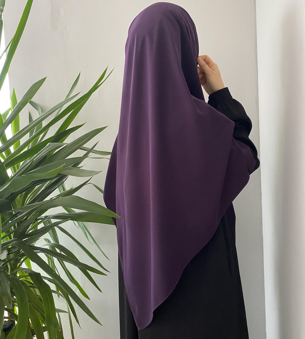 M. İpeği Eşarp - Mürdüm