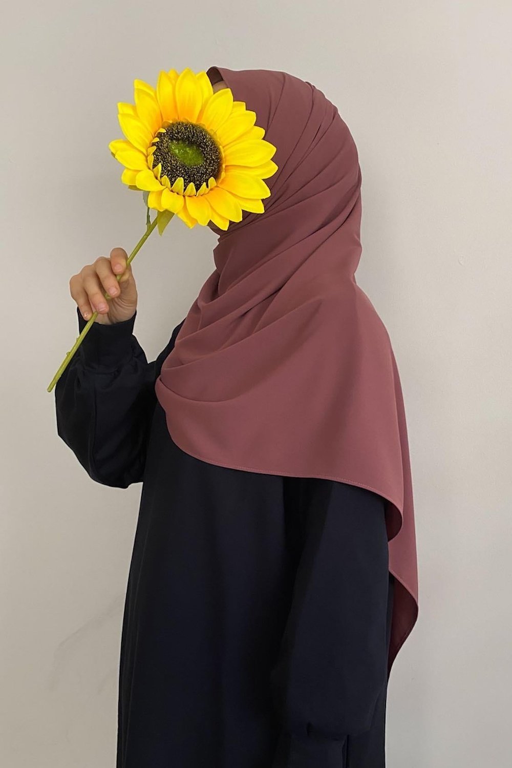 M. İpeği Şal - Gül kurusu